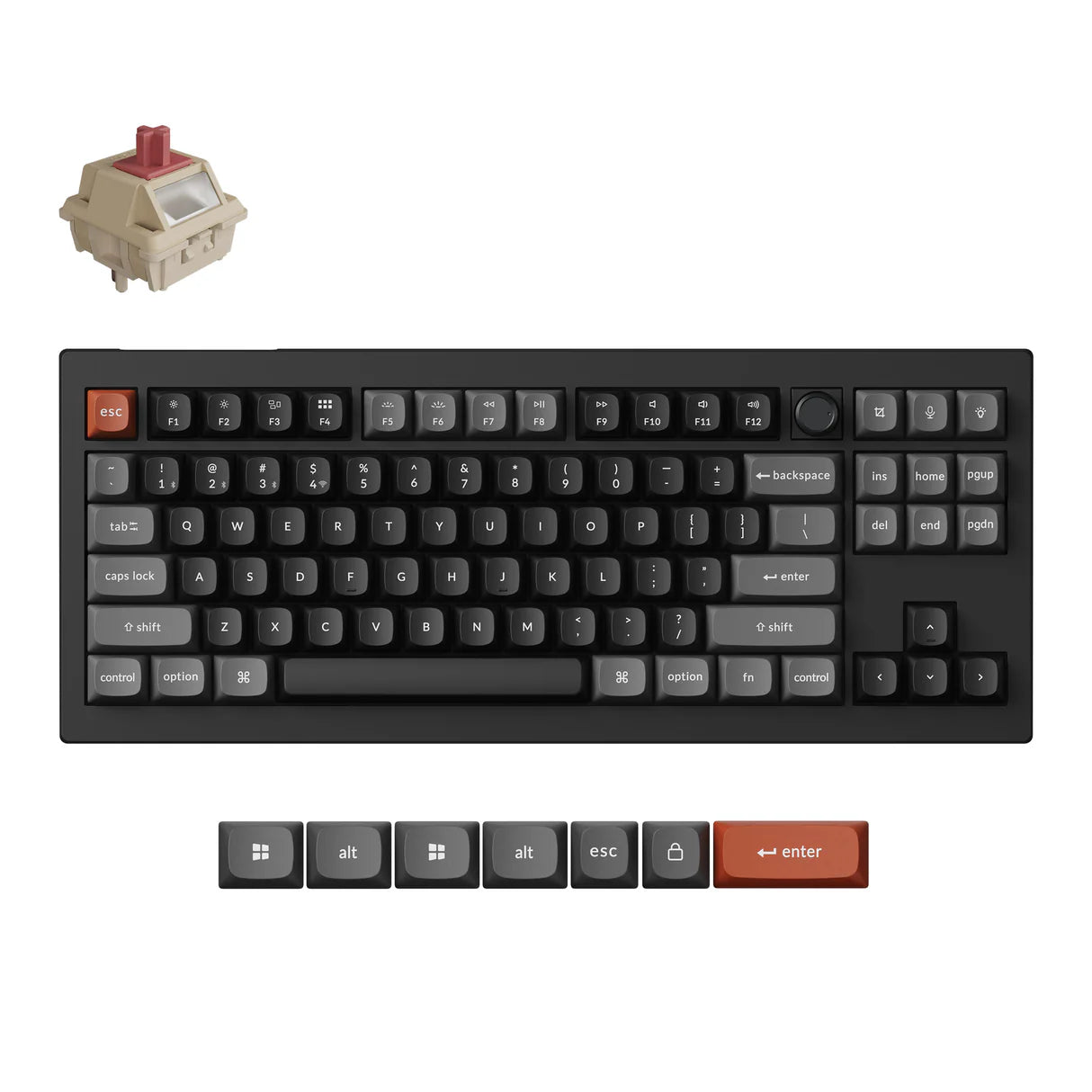 Keychron V3 Ultra 8K ワイヤレスカスタムメカニカルキーボード