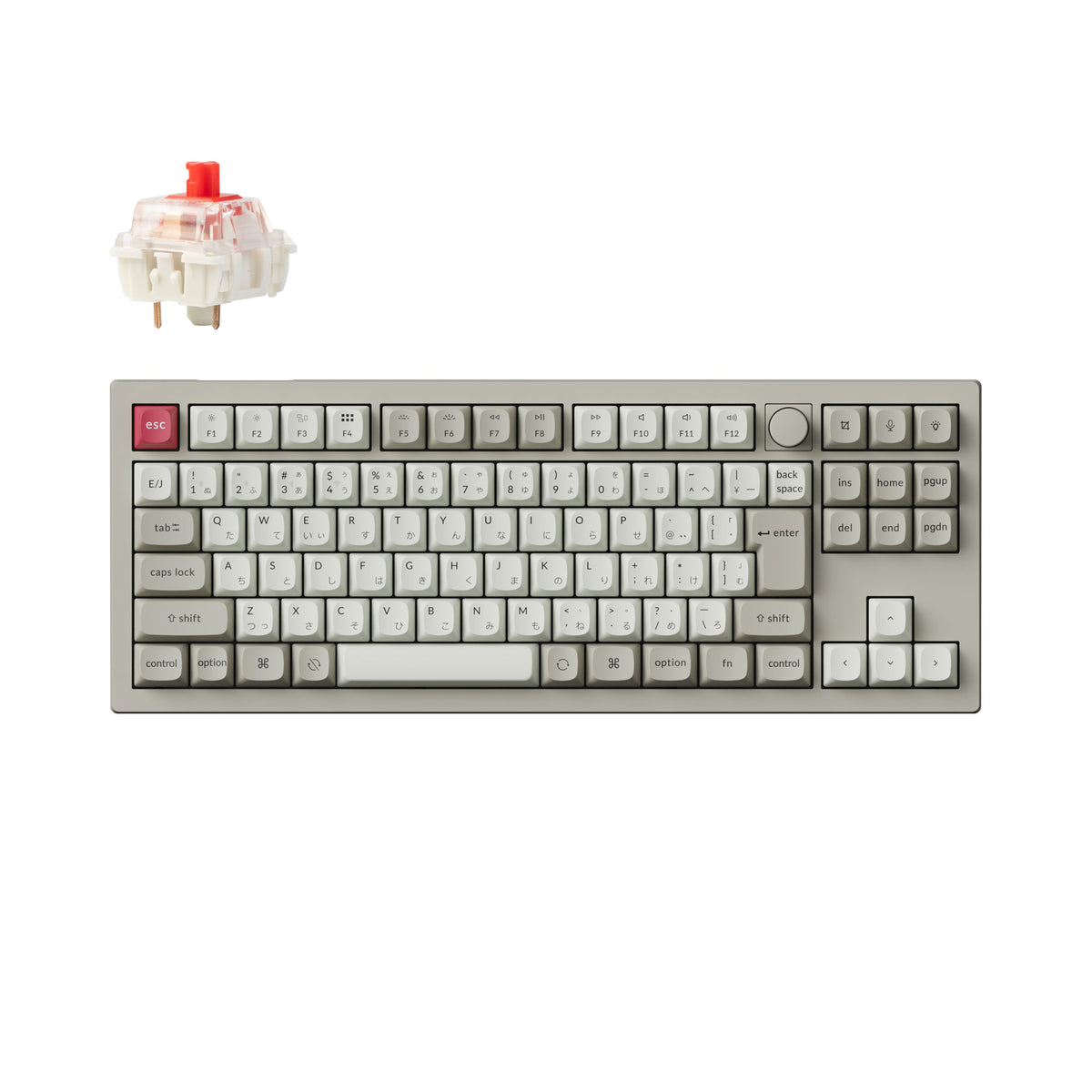 Keychron V3 Max QMK/VIA ワイヤレス カスタム メカニカルキーボード（JIS ANSI 配列)