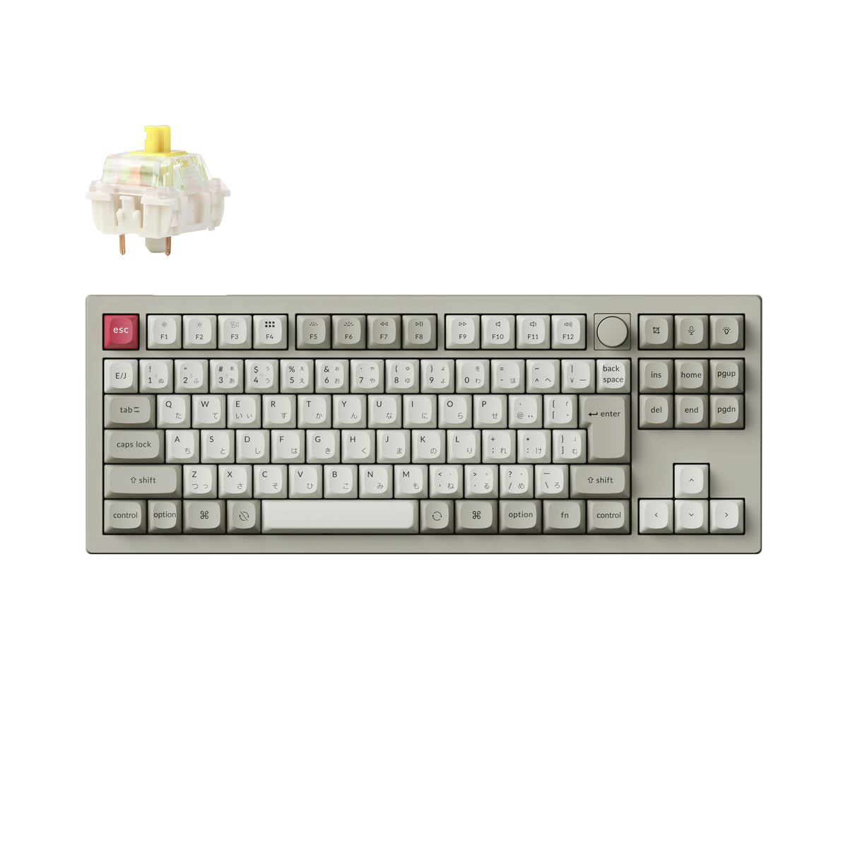 Keychron V3 Max QMK/VIA ワイヤレス カスタム メカニカルキーボード（JIS ANSI 配列)