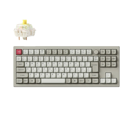 Keychron V3 Max QMK/VIA ワイヤレス カスタム メカニカルキーボード（JIS ANSI 配列)