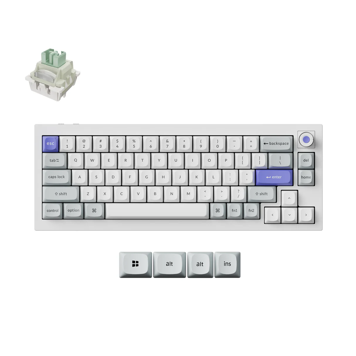 Keychron Q2 HE 8K 磁気スイッチキーボード