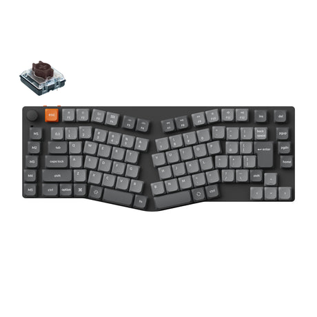 Keychron K15 Max (Aliceレイアウト) QMK ワイヤレスカスタム メカニカルキーボード 日本語配列