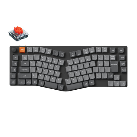Keychron K15 Max (Aliceレイアウト) QMK ワイヤレスカスタム メカニカルキーボード 日本語配列