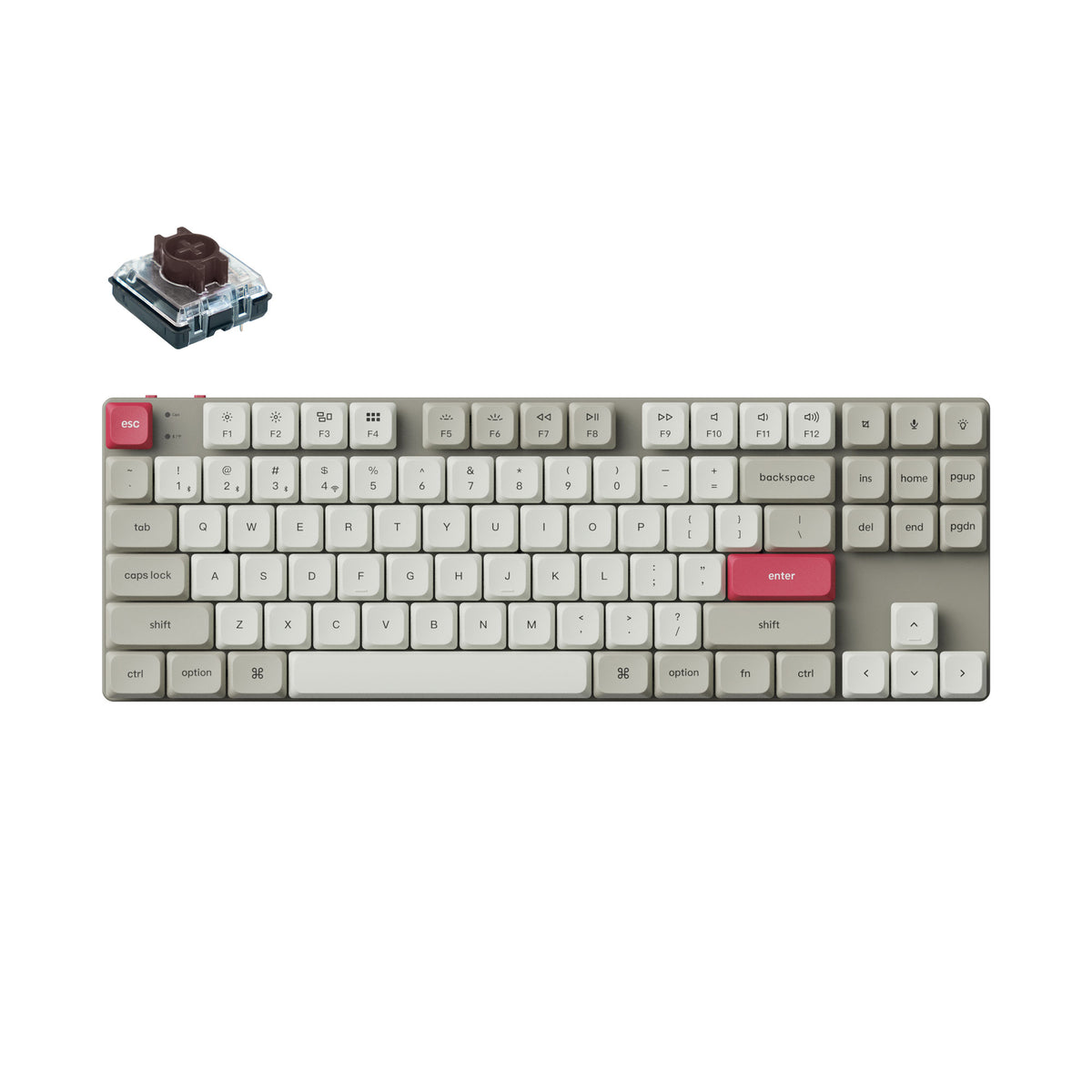 Keychron K1 Max QMK/VIA ワイヤレス カスタム メカニカルキーボード（US ANSI 配列）