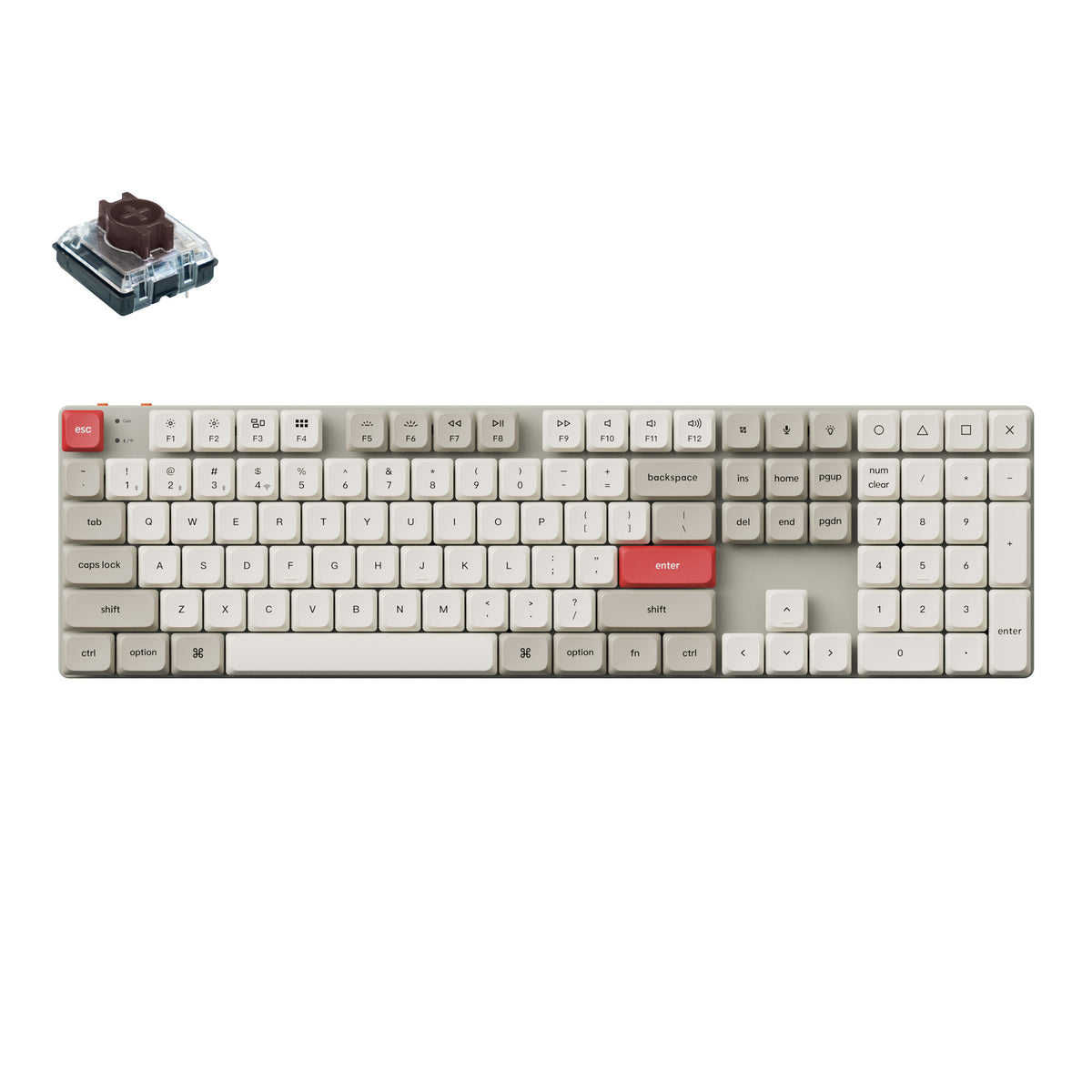 Keychron K5 Max QMK/VIA ワイヤレス カスタム メカニカルキーボード（US ANSI 配列）