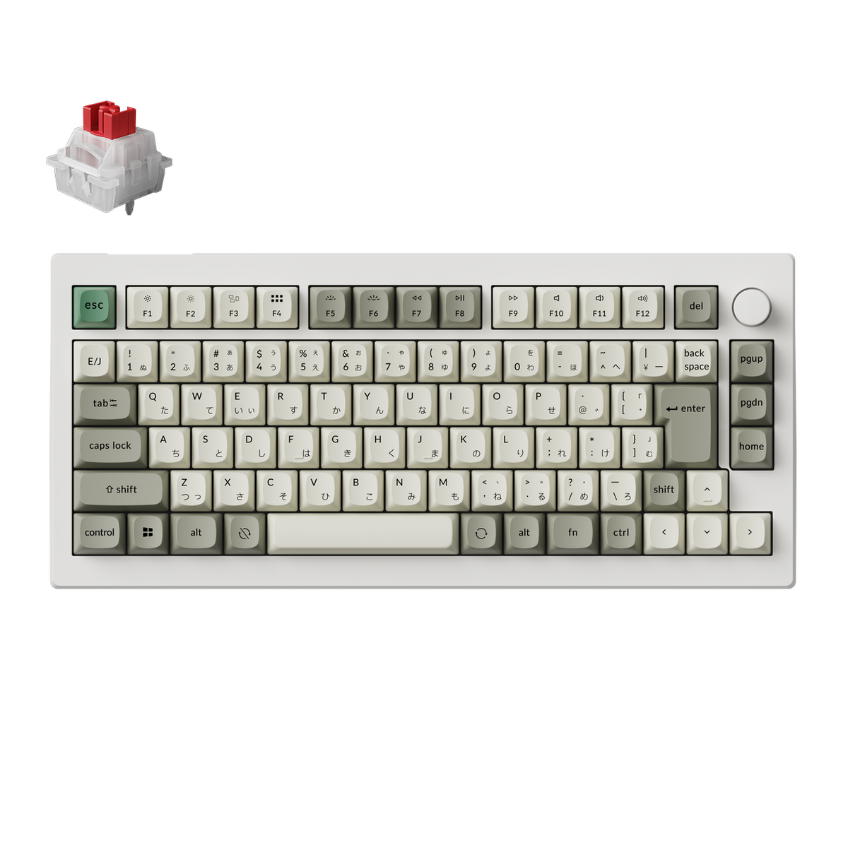 Keychron C75 TMR 8K マグネットスイッチ搭載 有線カスタムメカニカルキーボード