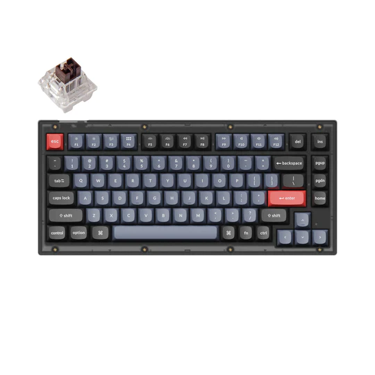 Keychron V1 QMK カスタムメカニカルキーボード（US ANSI 配列）