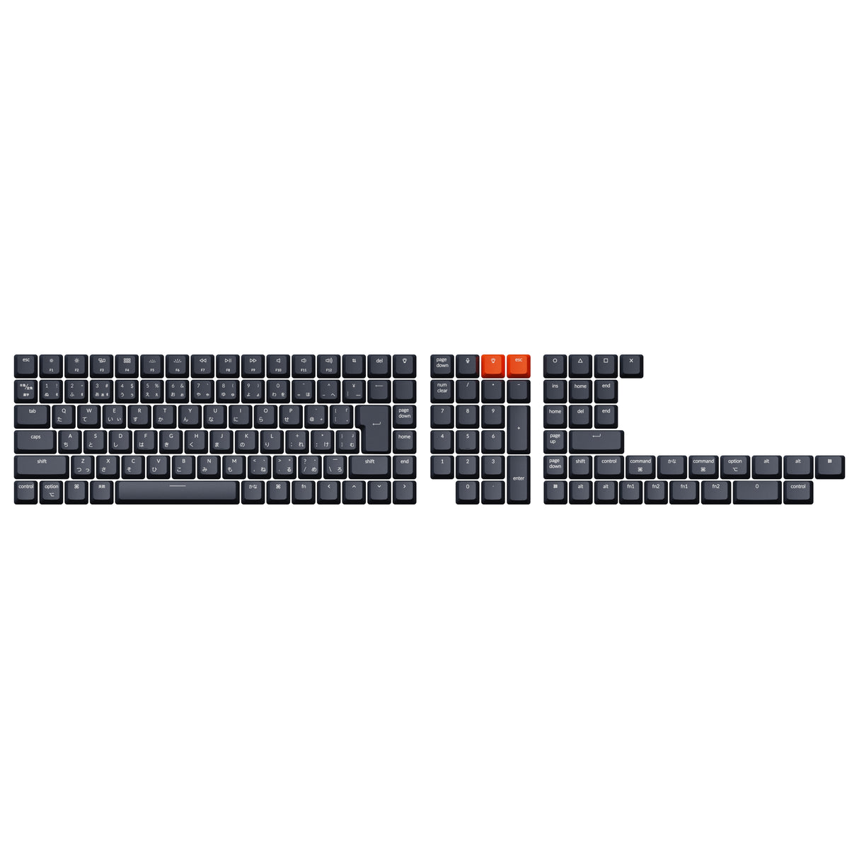 Keychron JIS 配列 ABS フルセット キーキャップ