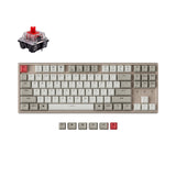 Keychron K8 tenkeyless wireless mechanical keyboard for Mac Windows iOS non backlight with keychron switch red hot swappable
