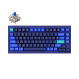 Keychron-Q1-75-percent-QMK-Custom-Mechanical-Keyboard-version-2-blue-gateron-g-pro-blue