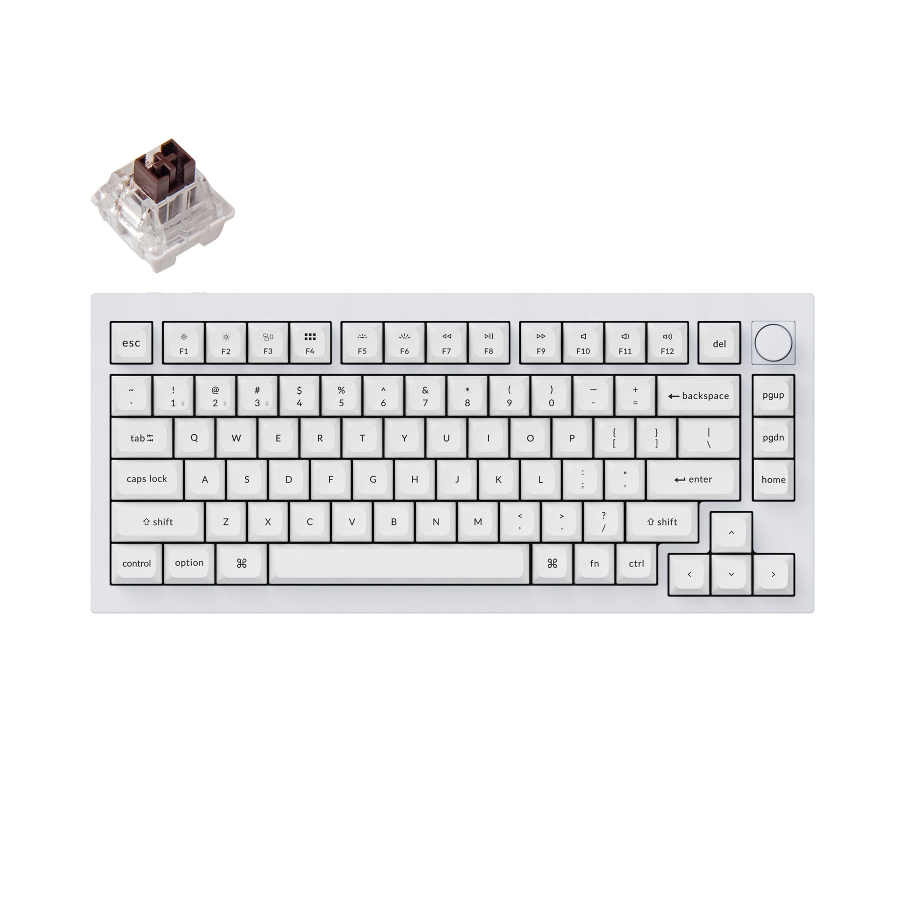 Keychron Q1 Pro QMK/VIA ワイヤレス カスタム メカニカルキーボード（US ANSI 配列）