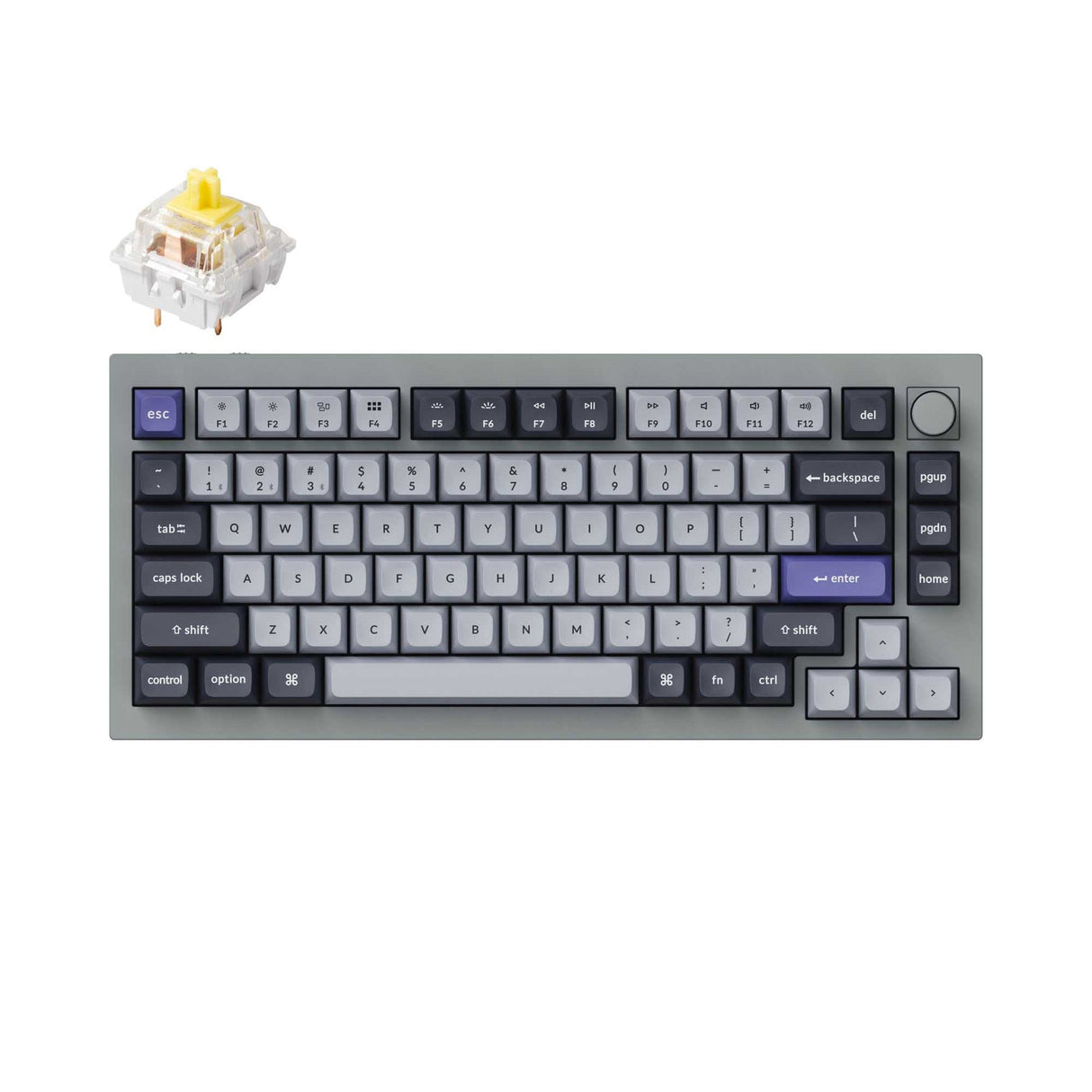 Keychron Q1 Pro QMK/VIA ワイヤレス カスタム メカニカルキーボード（US ANSI 配列）