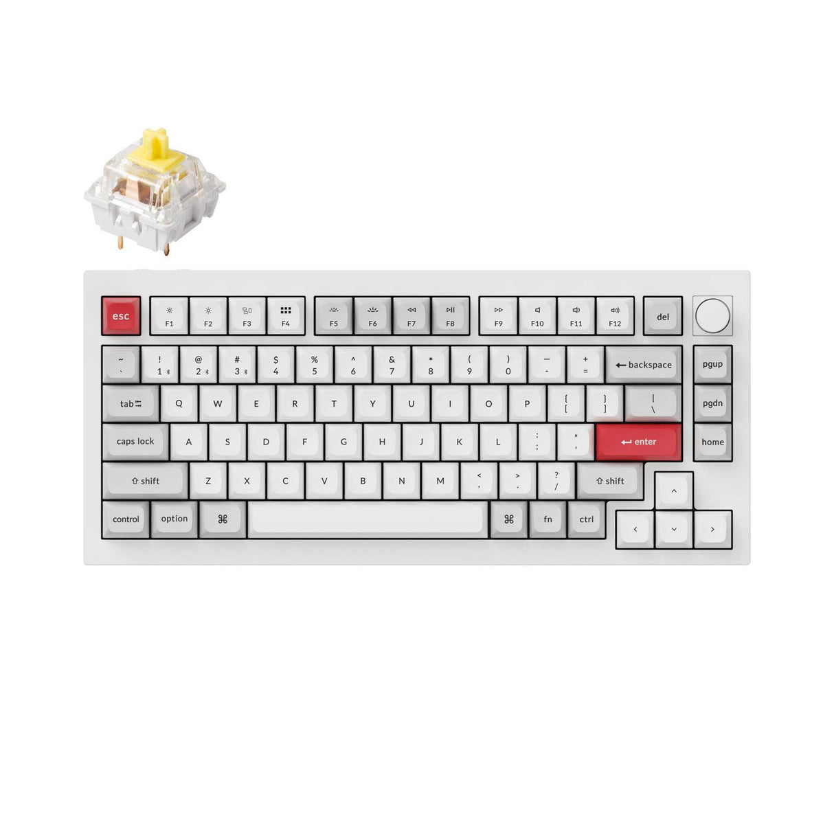 Keychron Q1 Pro QMK/VIA ワイヤレス カスタム メカニカルキーボード（US ANSI 配列）
