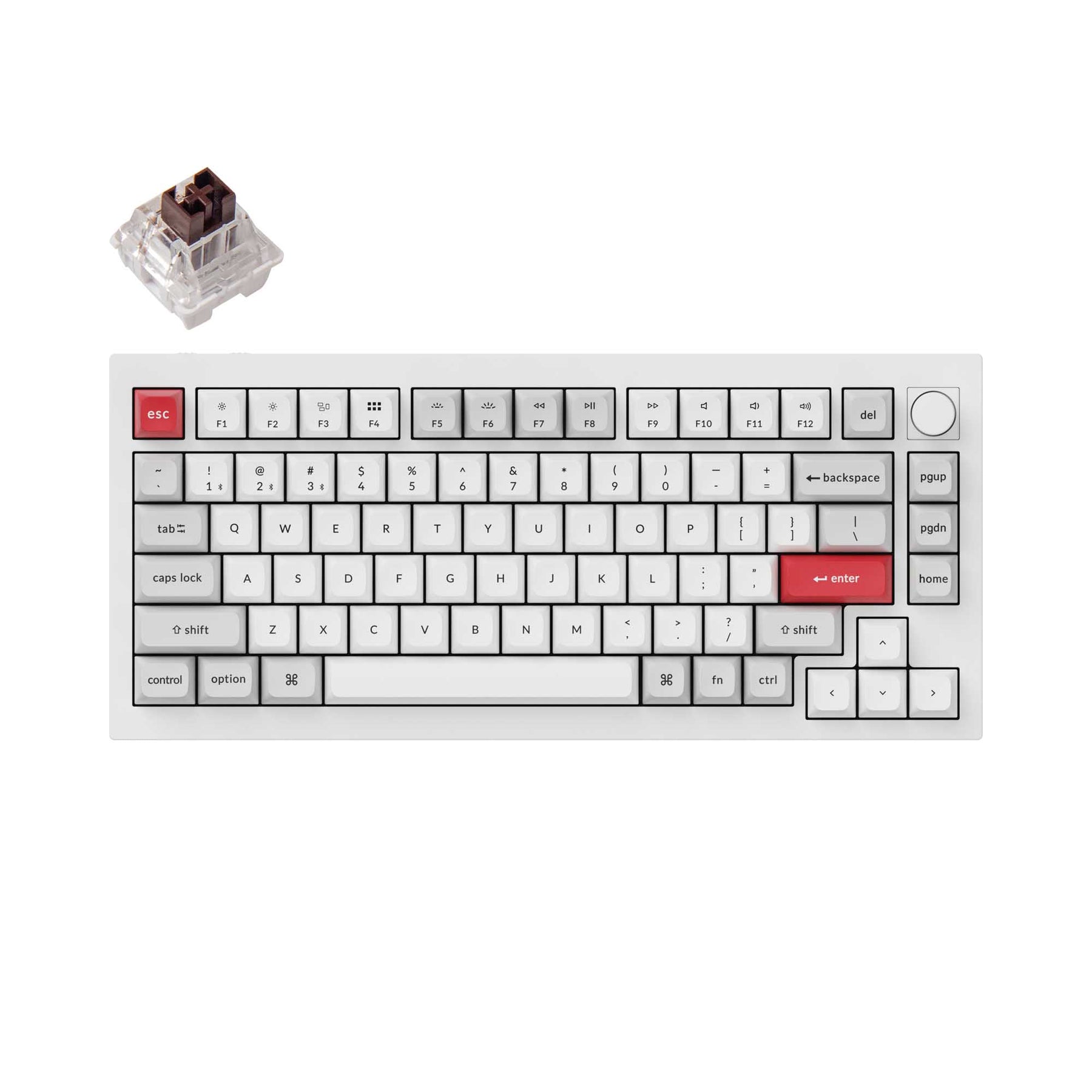 Keychron Q1 Pro QMK/VIA ワイヤレス カスタム メカニカルキーボード（US ANSI 配列）