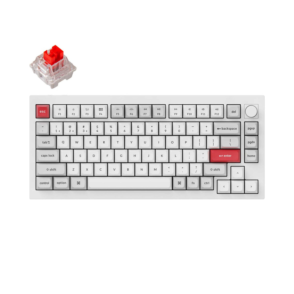 Keychron Q1 Pro QMK/VIA ワイヤレス カスタム メカニカルキーボード（US ANSI 配列）