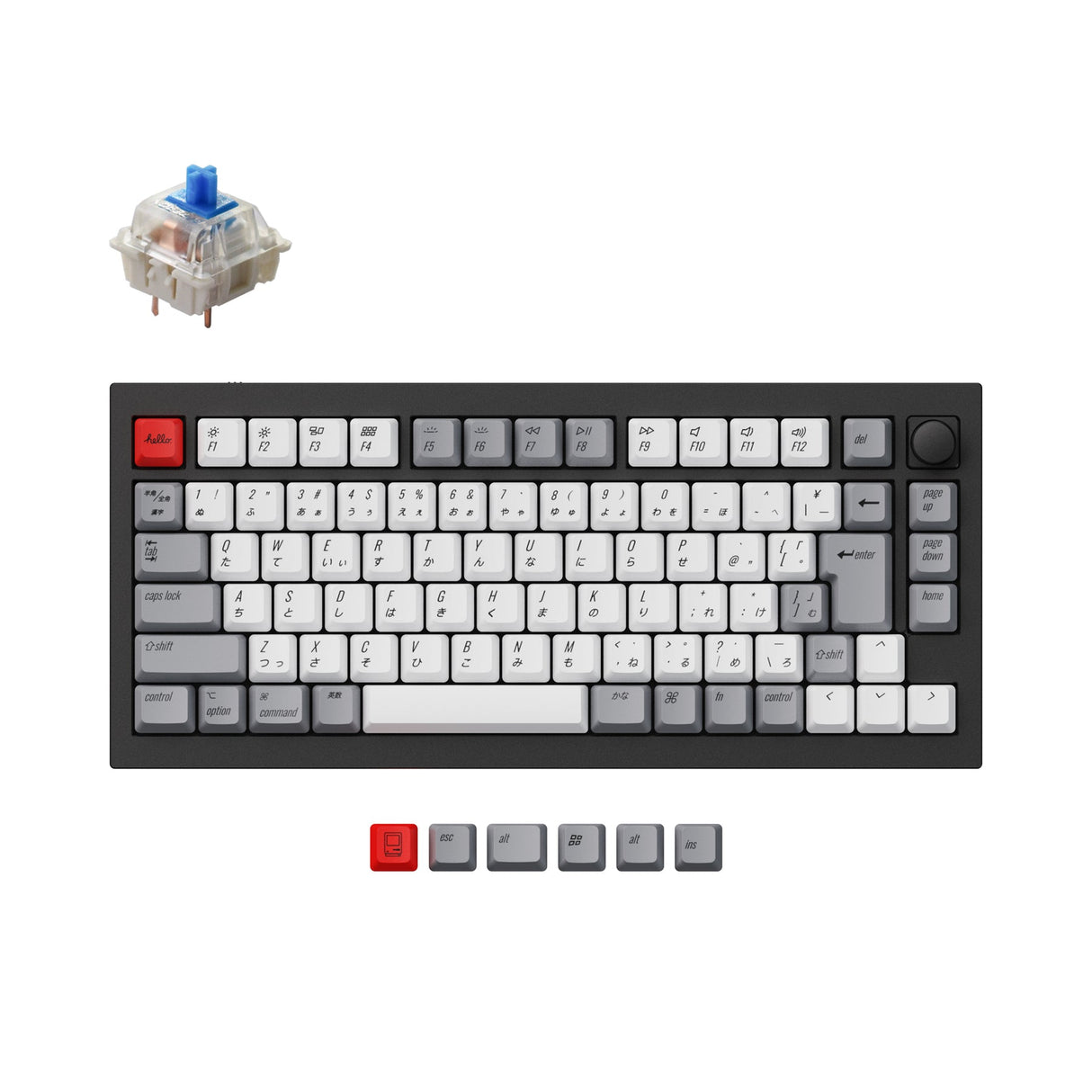 Keychron Q1 QMKカスタムメカニカルキーボード（日本JISレイアウト）