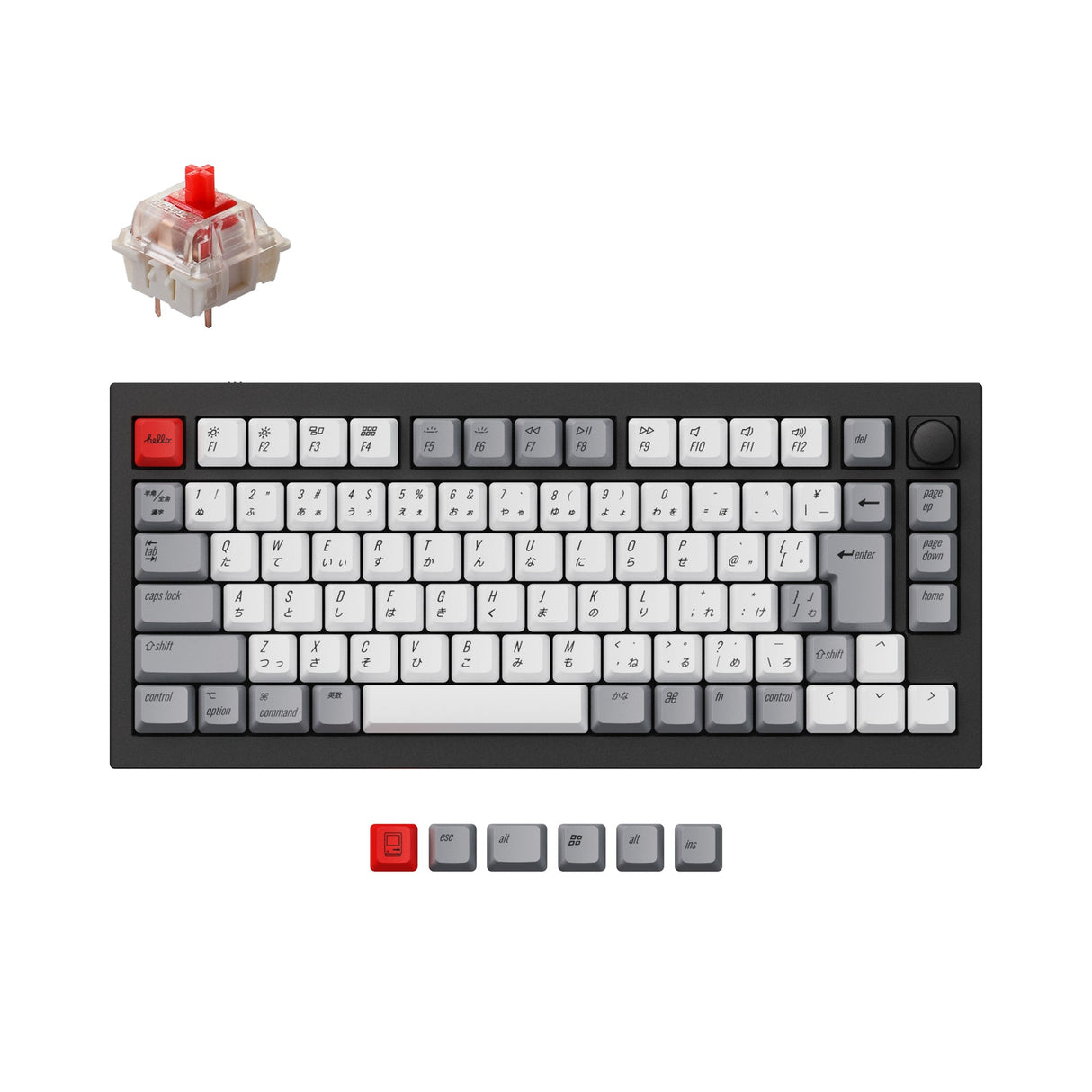 Keychron Q1 QMKカスタムメカニカルキーボード（日本JISレイアウト）