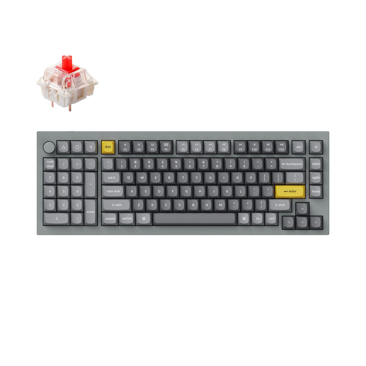 Keychron Q12 QMK カスタムメカニカルキーボード（US ANSI 配列）