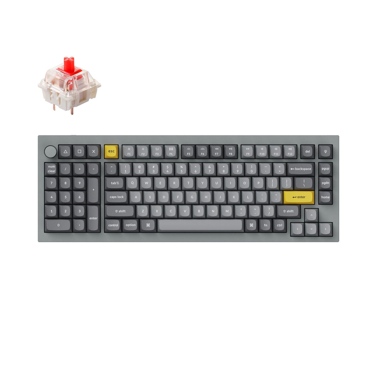 Keychron Q12 QMK カスタムメカニカルキーボード（US ANSI 配列）