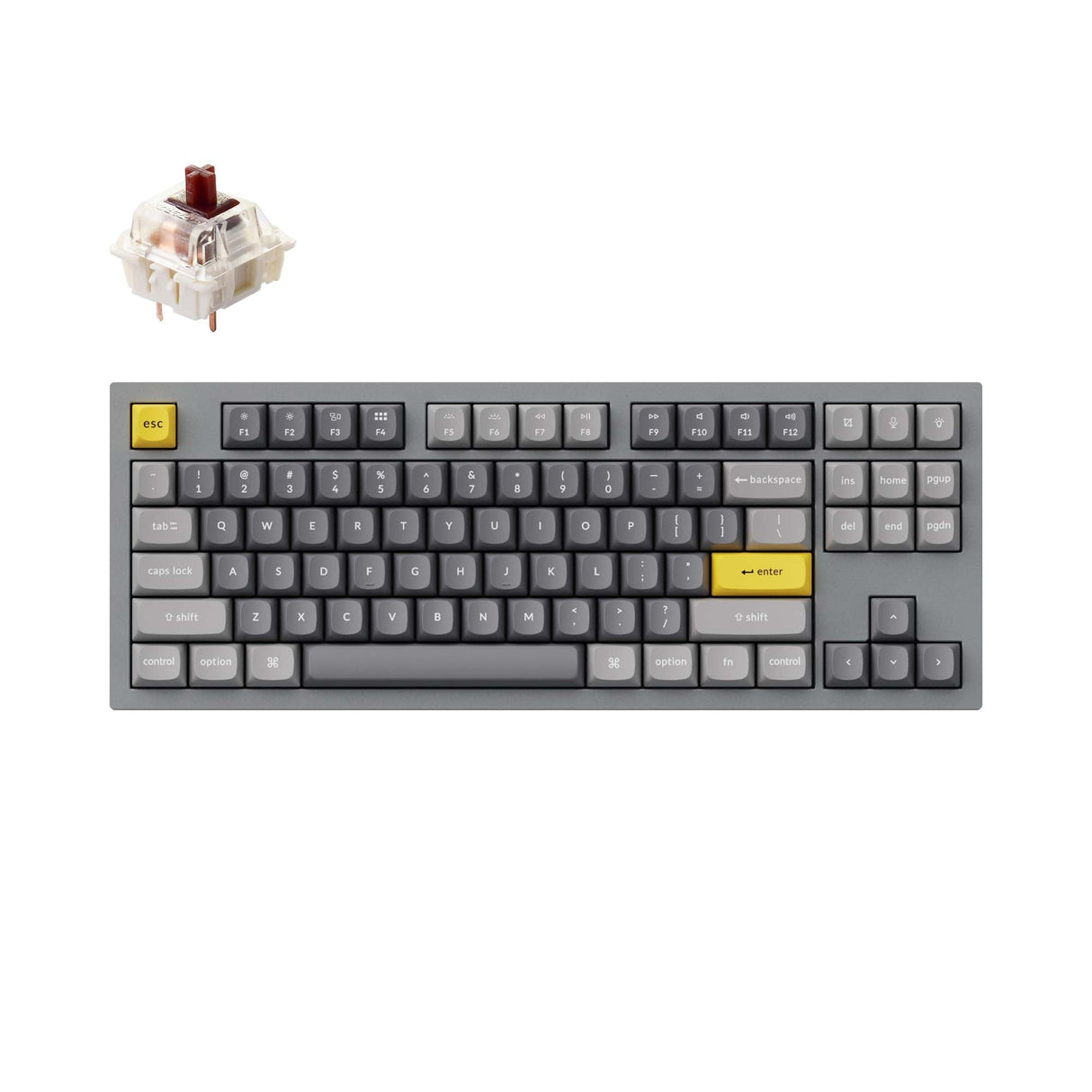 Keychron Q3 QMK カスタム メカニカル キーボード（US ANSI 配列）