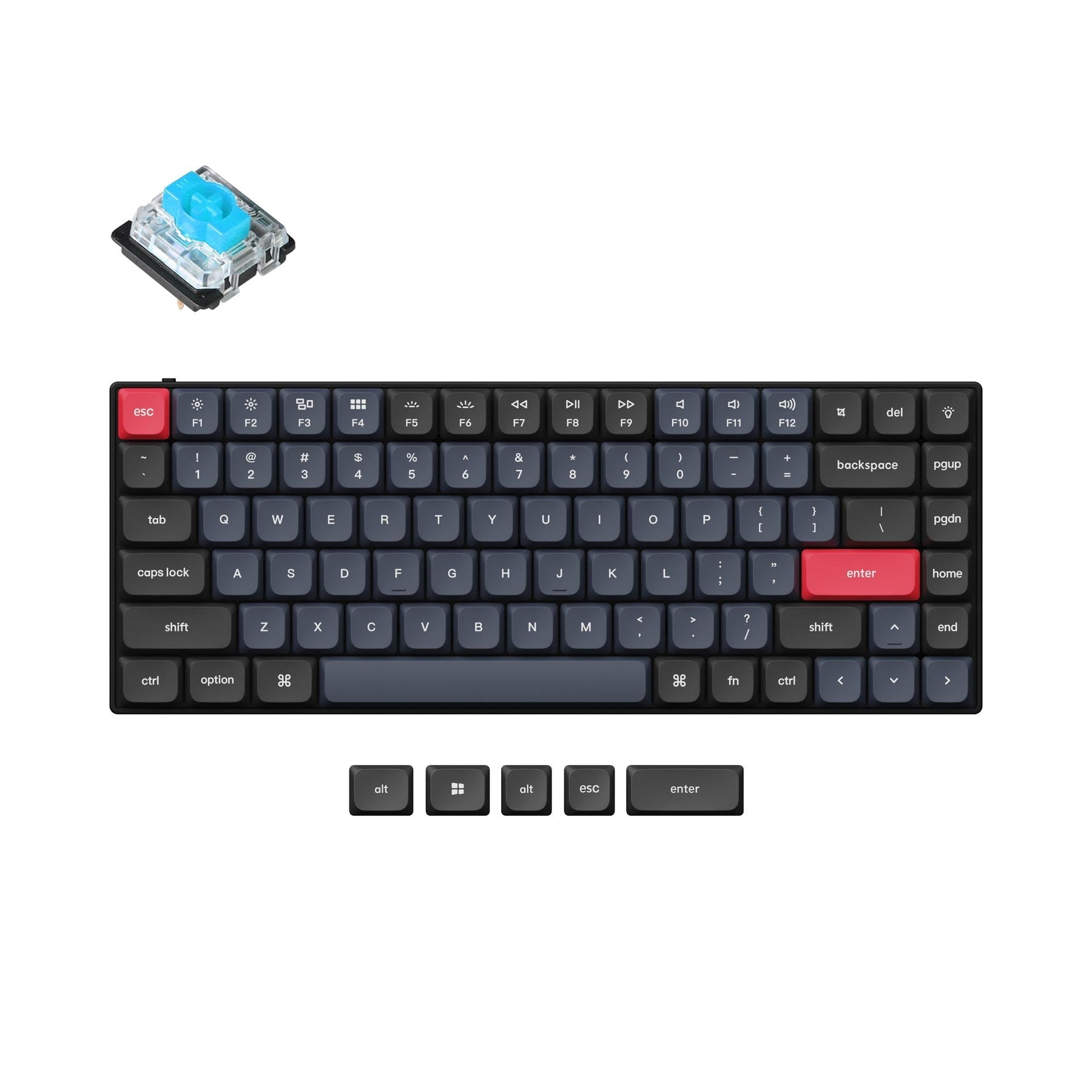 Keychron S1 QMK カスタムメカニカルキーボード（US ANSI 配列）