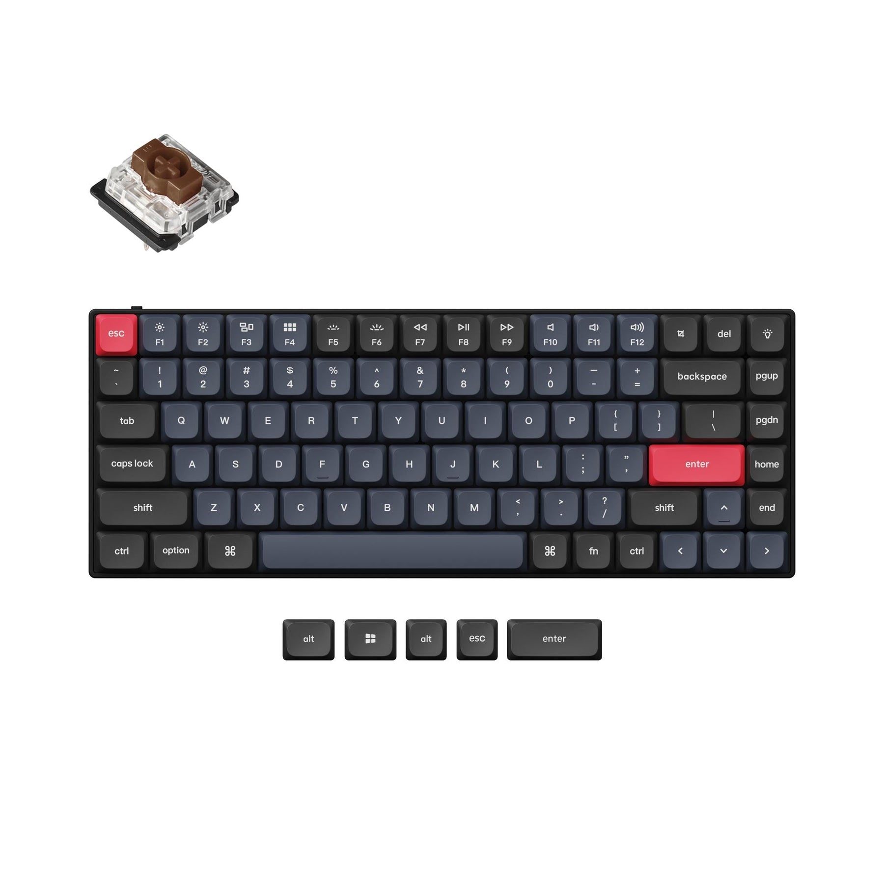 Keychron S1 QMK カスタムメカニカルキーボード（US ANSI 配列）