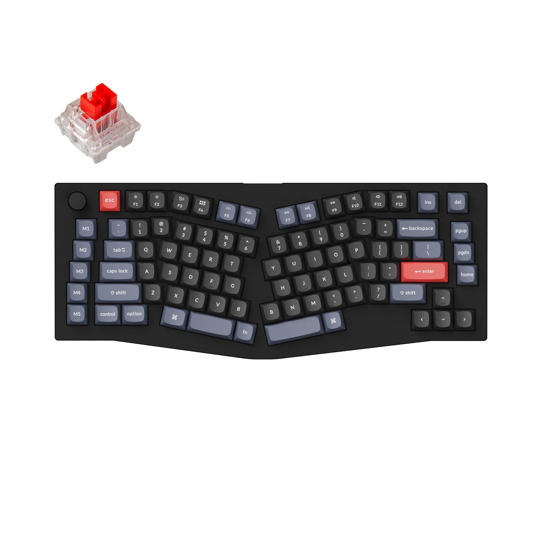 Keychron V10 (Alice レイアウト) QMK カスタムメカニカルキーボード（US ANSI 配列）