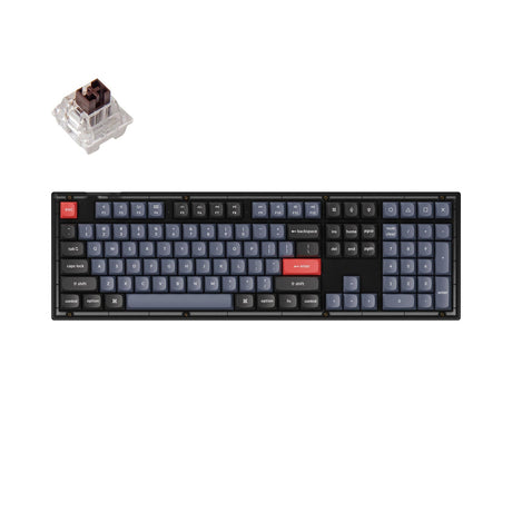 Keychron V6 QMK カスタムメカニカルキーボード（US ANSI 配列）