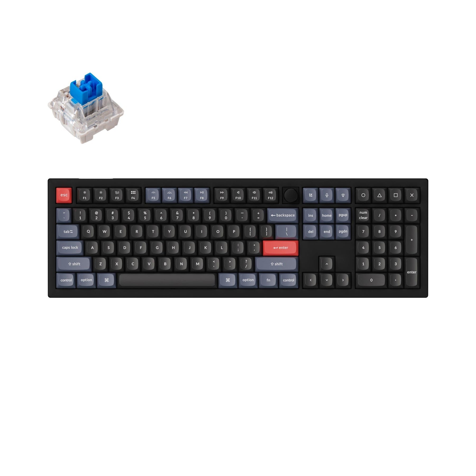 Keychron V6 QMK カスタムメカニカルキーボード（US ANSI 配列）