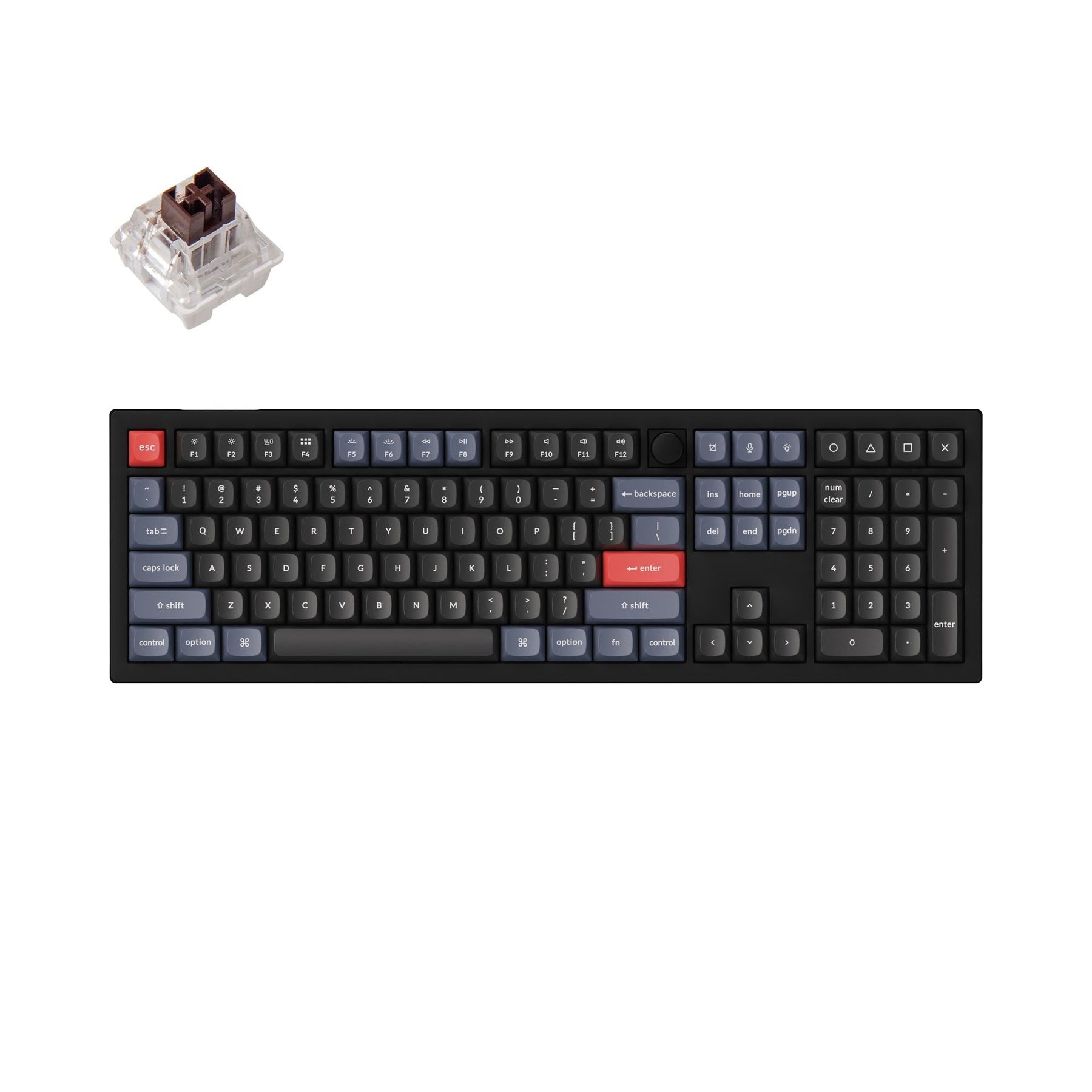 Keychron V6 QMK カスタムメカニカルキーボード（US ANSI 配列）