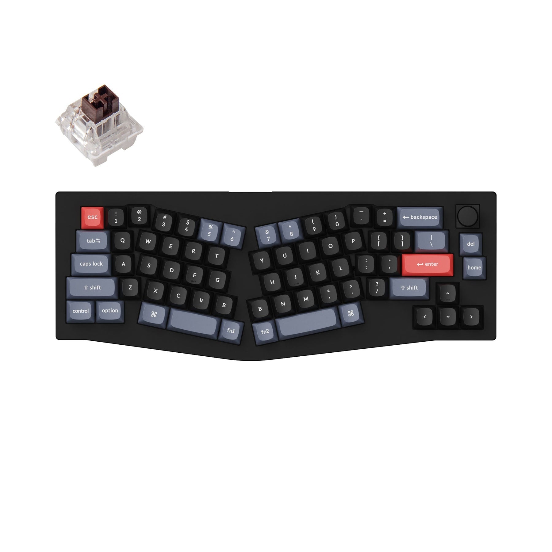 Keychron V8 (Alice レイアウト) QMK カスタムメカニカルキーボード（US ANSI 配列）