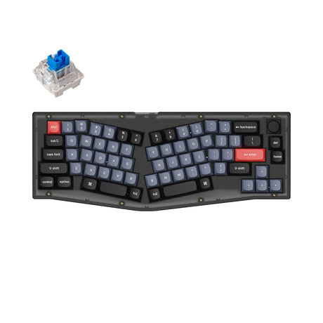 Keychron V8 (Alice レイアウト) QMK カスタムメカニカルキーボード（US ANSI 配列）
