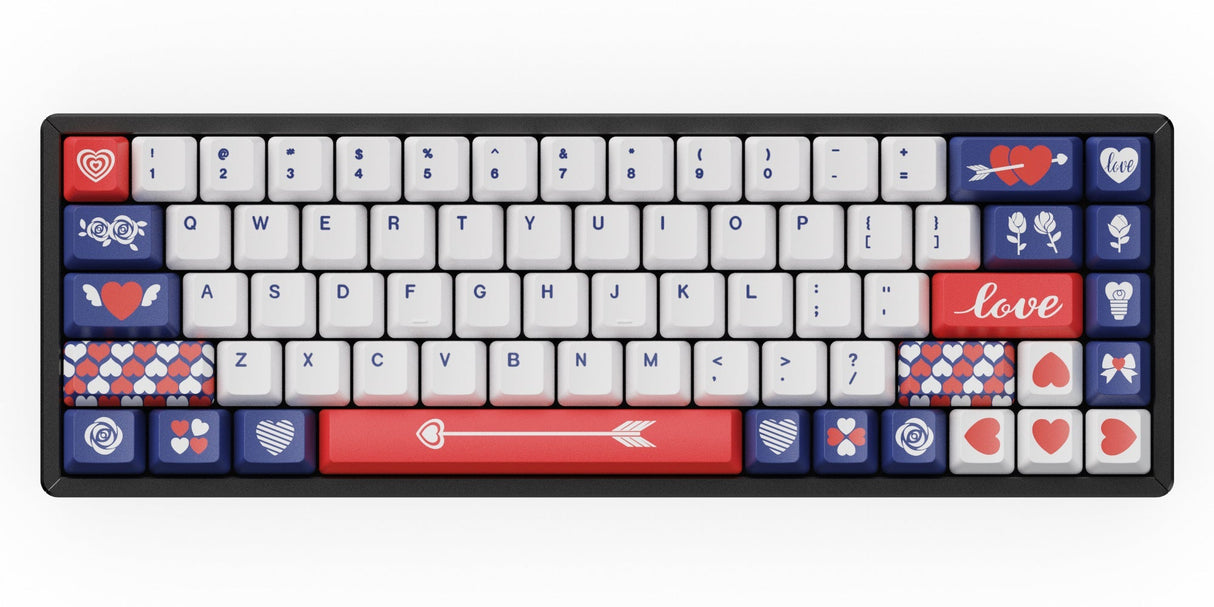 OEM 昇華型染色 PBT キーキャップセット - 愛