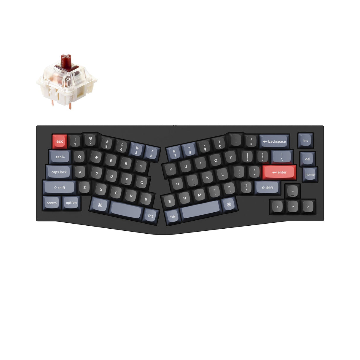 Keychron Q8 (アリスレイアウト）QMKカスタムメカニカルキーボード