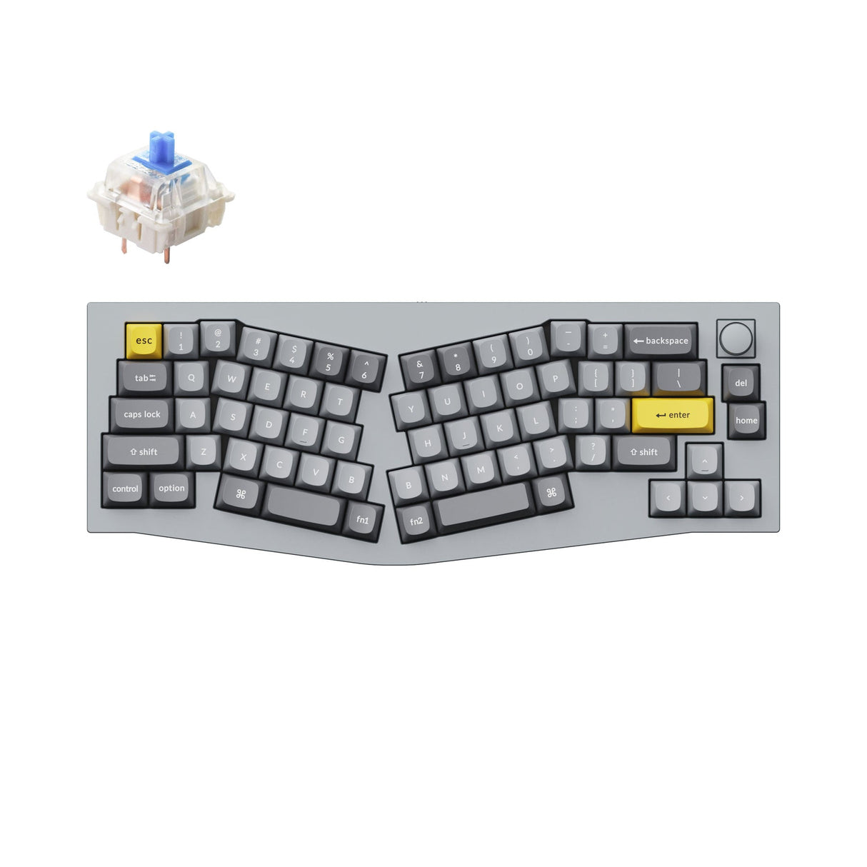 Keychron Q8 (アリスレイアウト）QMKカスタムメカニカルキーボード