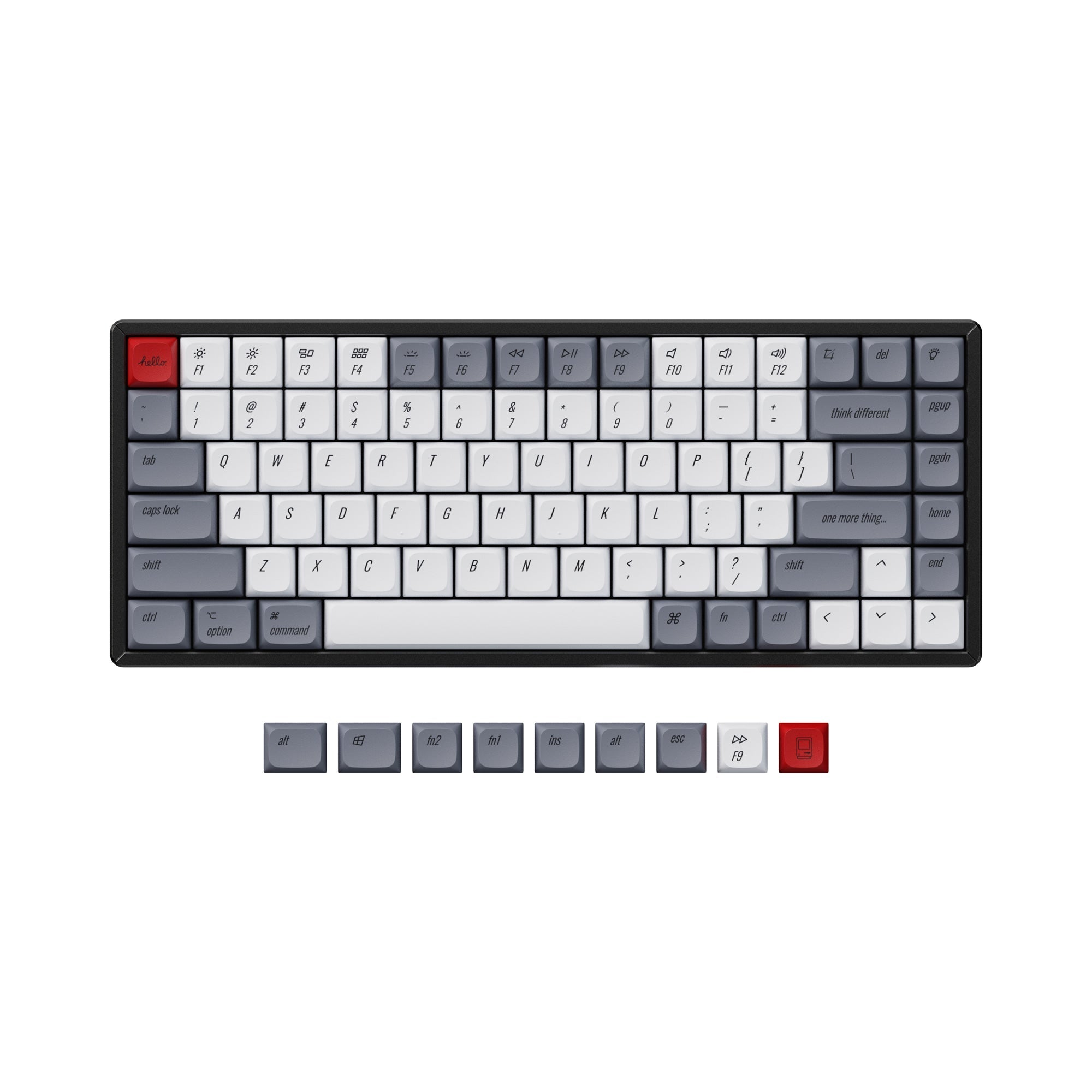 Keychron XDA Profile PBT レトロ キーキャップセット