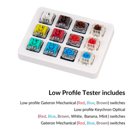 ロープロファイル Keychron 光学式スイッチセット - 87 Pcs